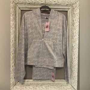 NWT Juicy Couture 2piece Track Suit XL
